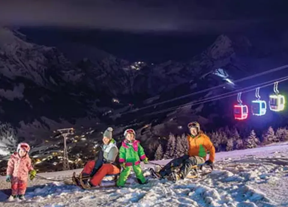 Tschentenalp Nachtschlitteln