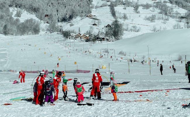 Skiing Ski schools Klostermatte children (Photo: Engelberg Titlis Tourism)