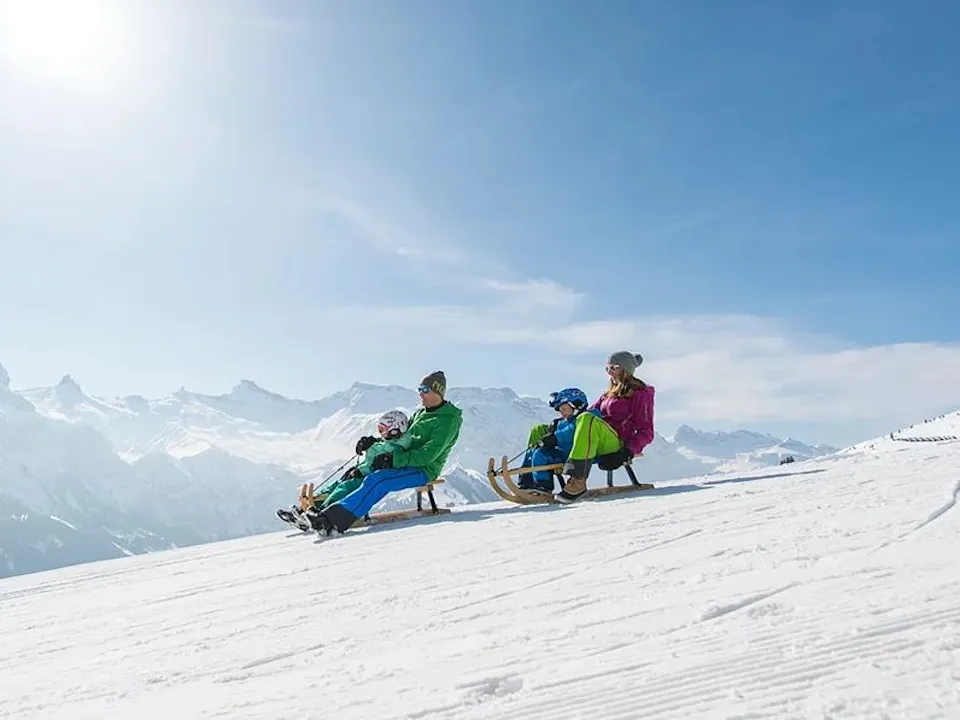 Schlitteln Tschentenalp