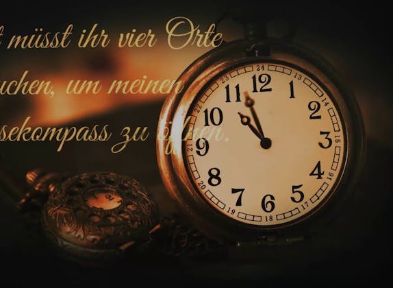 Das letzte Geheimnis: Alte Uhr symbolisiert zeitlose Geheimnisse und Entdeckungen.