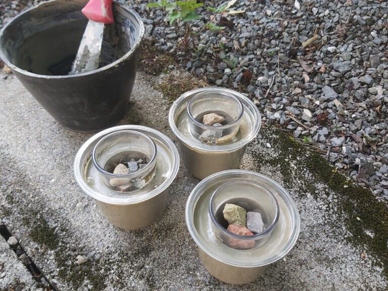 Pouring concrete, Rigi, construction project with molds