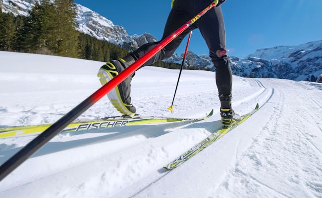  Ski de fond (photo : Office du tourisme Adelboden-Lenk-Kandersteg Stephan Boegli)