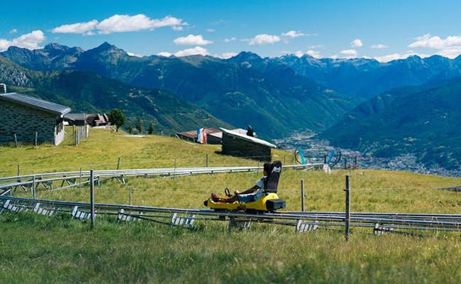  Summer toboggan run tandem flying (Photo: Ticino Tourism Agency ATT SA)