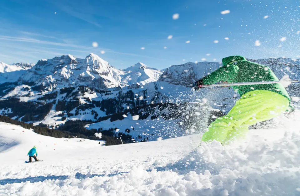 Tschentenalp Skifahren