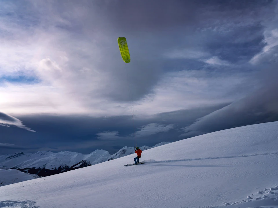 Davos Snowkite Pischa