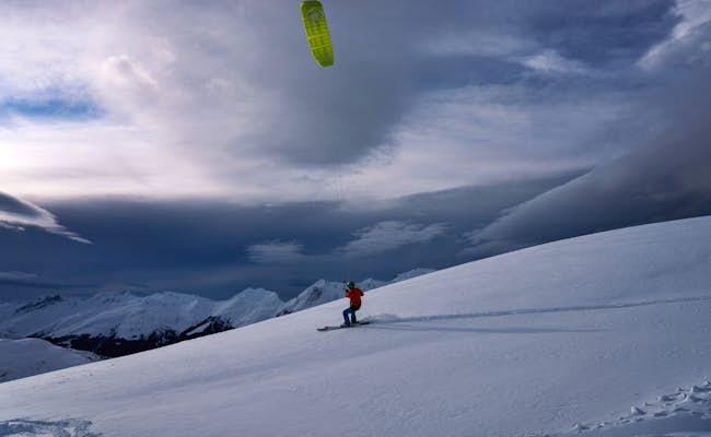 Snowkite Pischa (Foto: Air-Davos)