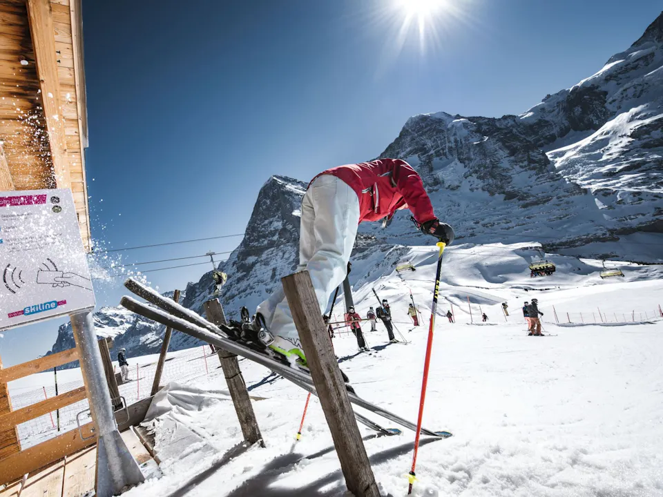 Skifahren Lauberhorn