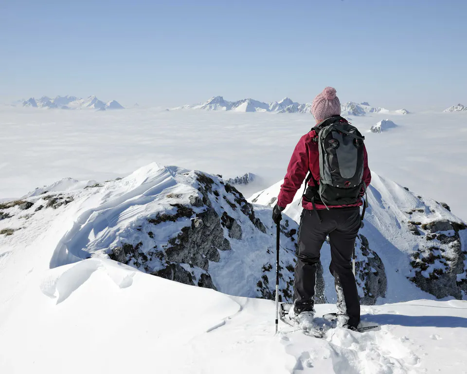 Schneeschuhwandern Schweiz Stockhorn