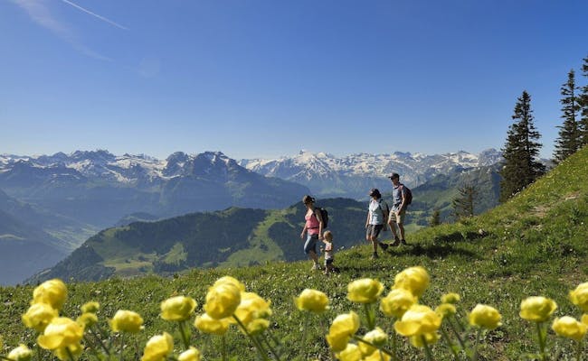 Hiking on the Stanserhorn (Photo: Lucerne Tourism)