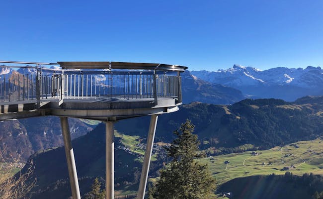 Piattaforma panoramica sul Faulenzerberg (Foto: Seraina Zellweger)