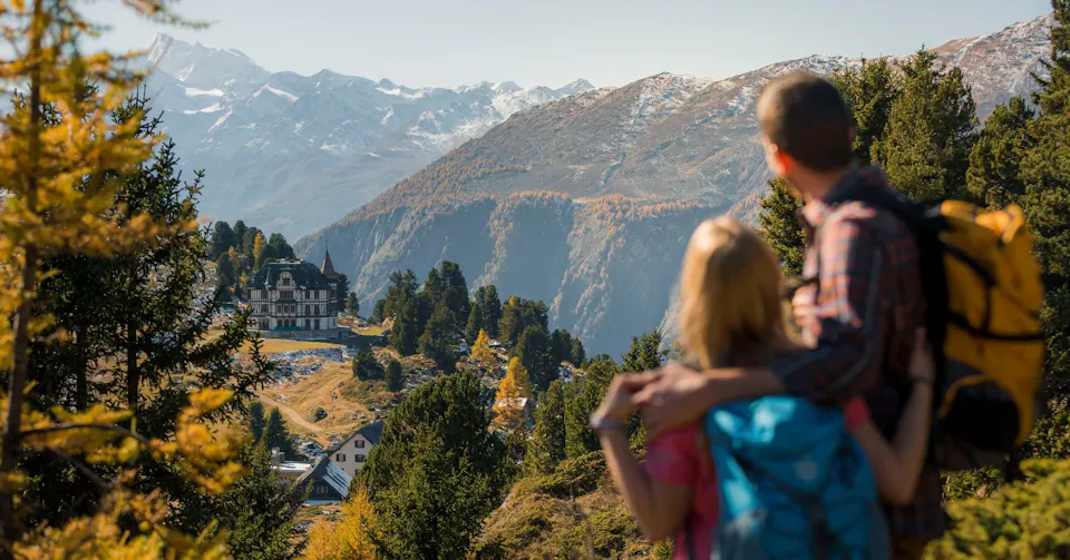 Aletsch Arena Wandern Herbst
