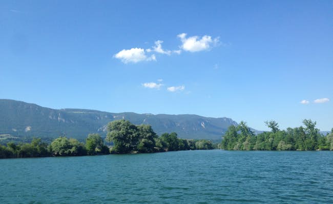 The Aare on a sunny day