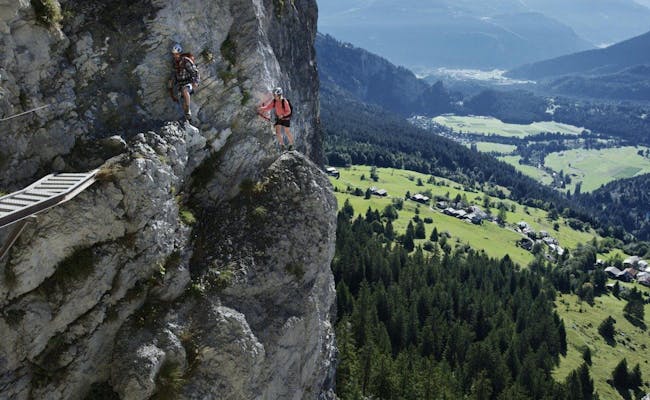 Klettergarten Pinut Flims (Foto: Chur Tourismus)