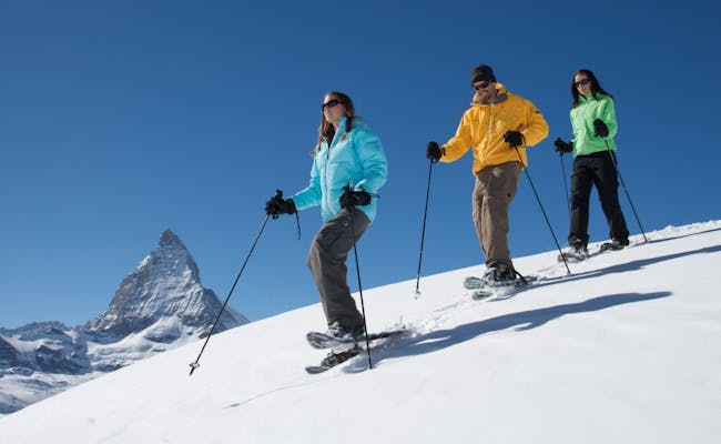 Schneeschuhwandern  (Foto:  Zermatt Tourismus Marc Weiler) 