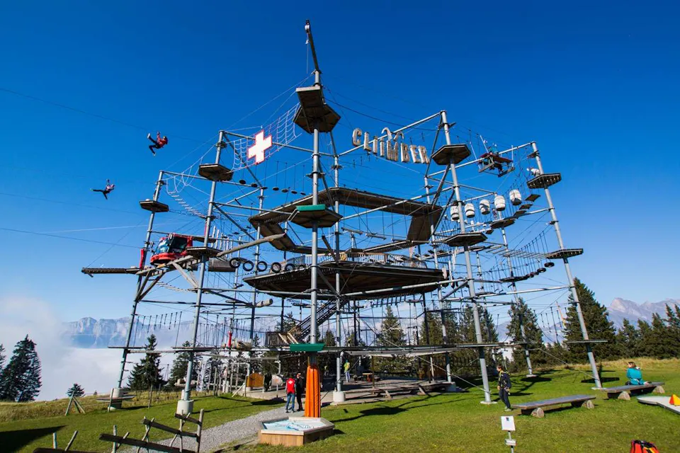 Heidiland Flumserberg CliiMBER Kletterturm