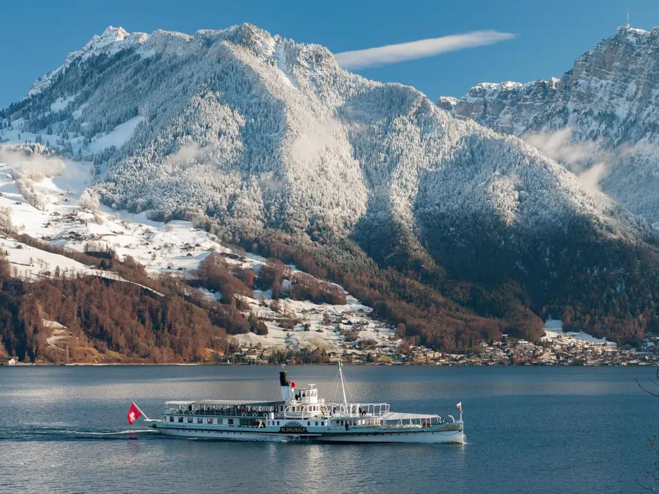 Thunersee Schiffahrt Winter