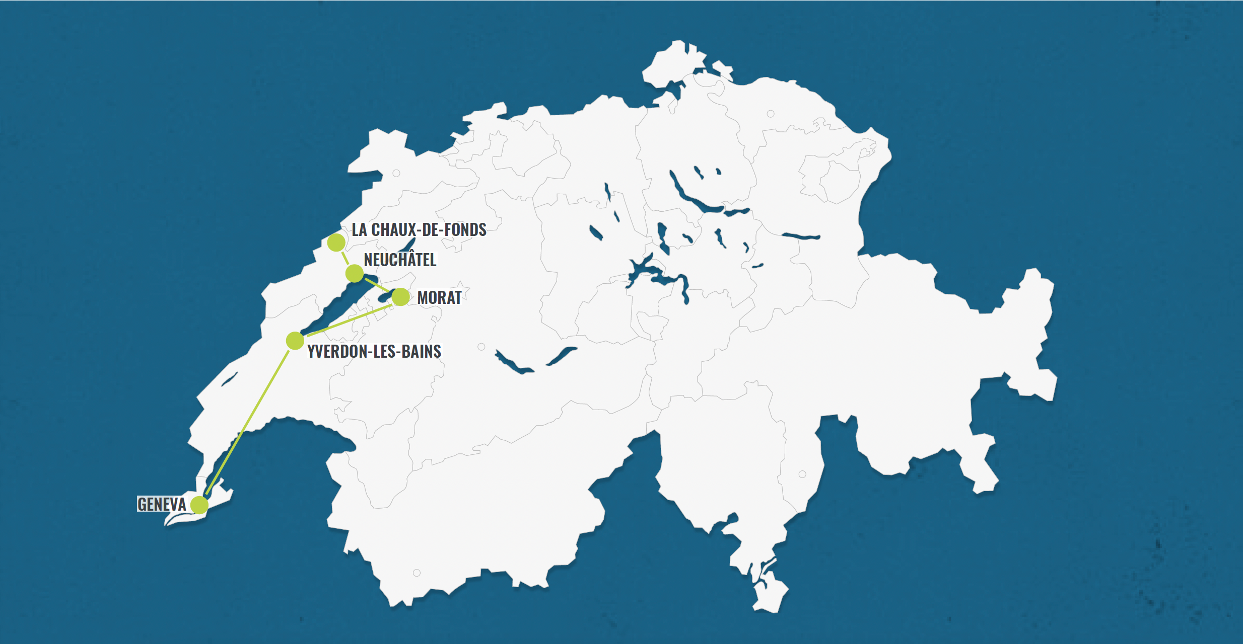 Travel itinerary Switzerland: Discover Geneva, Morat, and La Chaux de Fonds in 2 days, experience culture and nature.
