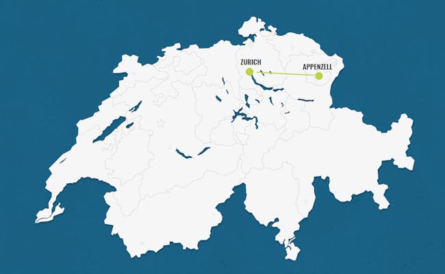 Zúrich a Appenzell: Descubre Suiza con una ruta panorámica de 2 días.