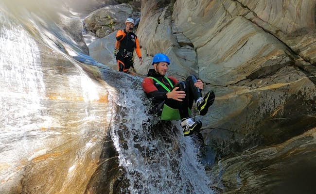 Canyoning (Foto: Tessiner Tourismusagentur ATT SA)