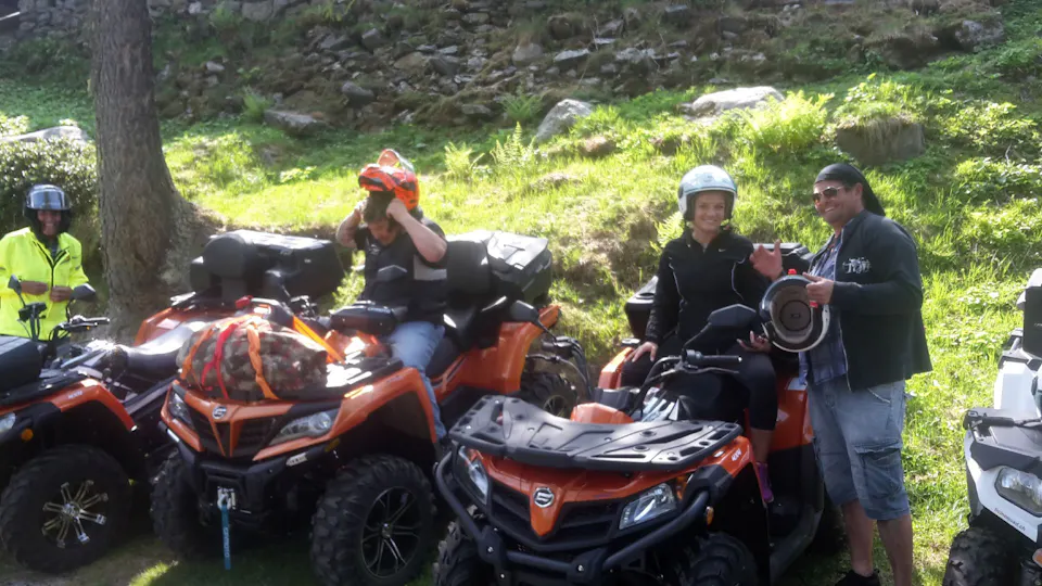 Polterabend Quadtour mit Freunden