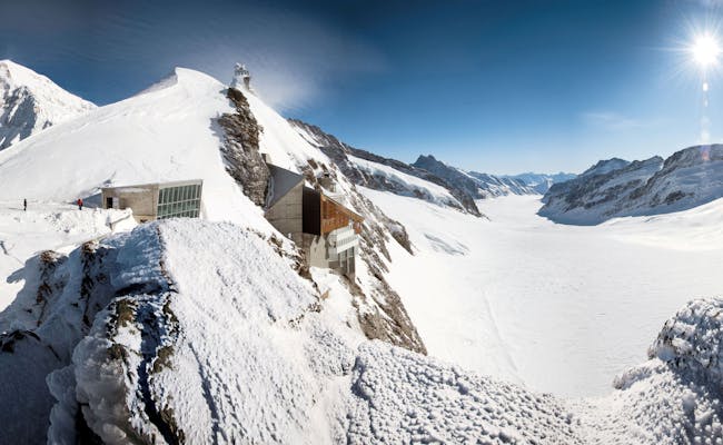 Casa di montagna del ghiacciaio dell'Aletsch (Foto: Ferrovie della Jungfrau)