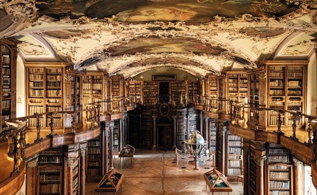 Biblioteca dell'Abbazia (Foto: Svizzera Turismo André Meier)