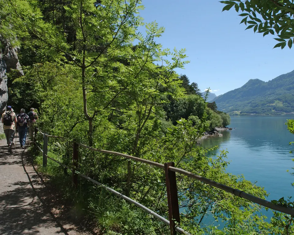 Wandern Schweiz Walensee