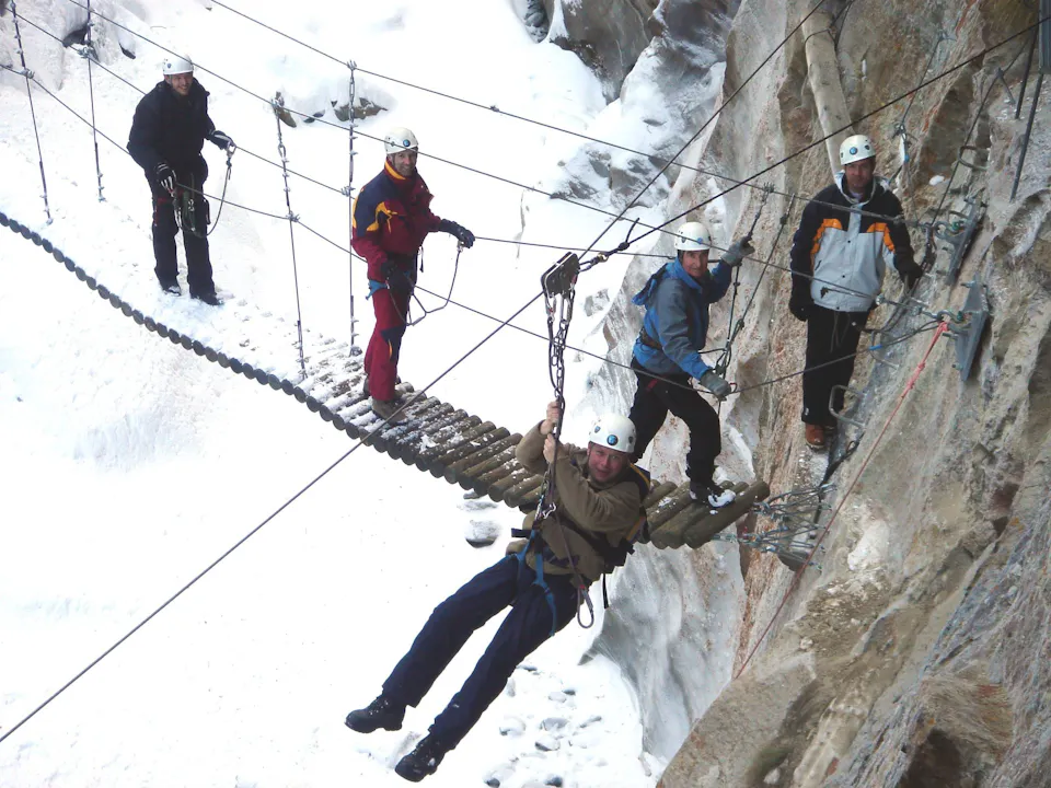 Saas-Fee Winterklettersteig