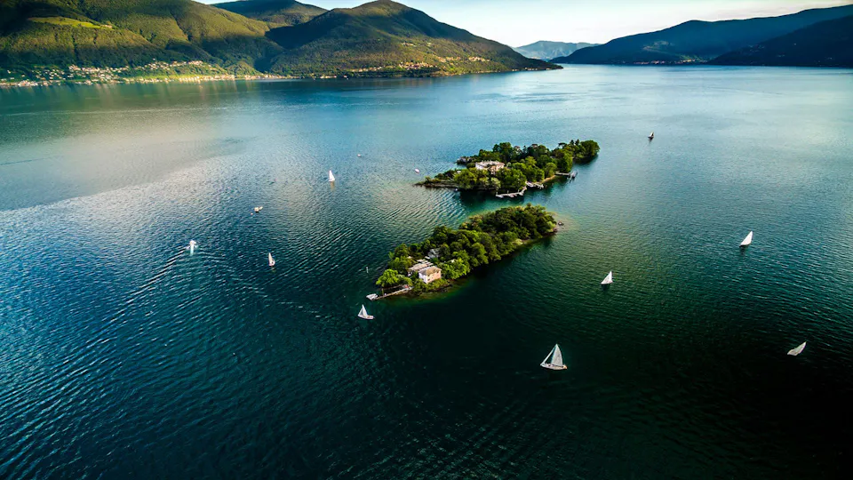 Tessin Lago Maggiore Brissagoinseln