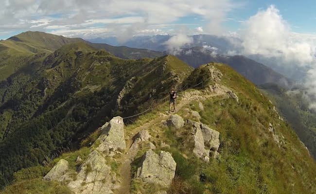 Monte Tamaro high trail Monte Tamaro - Monte Lema (Photo: Ticino Tourism Ltd.)
