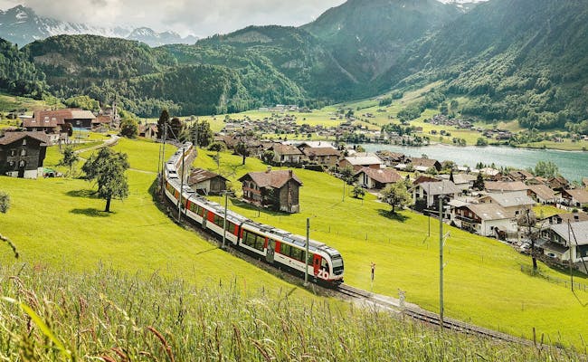 Zug fahren in der Schweiz (Foto: Swiss Travel System)