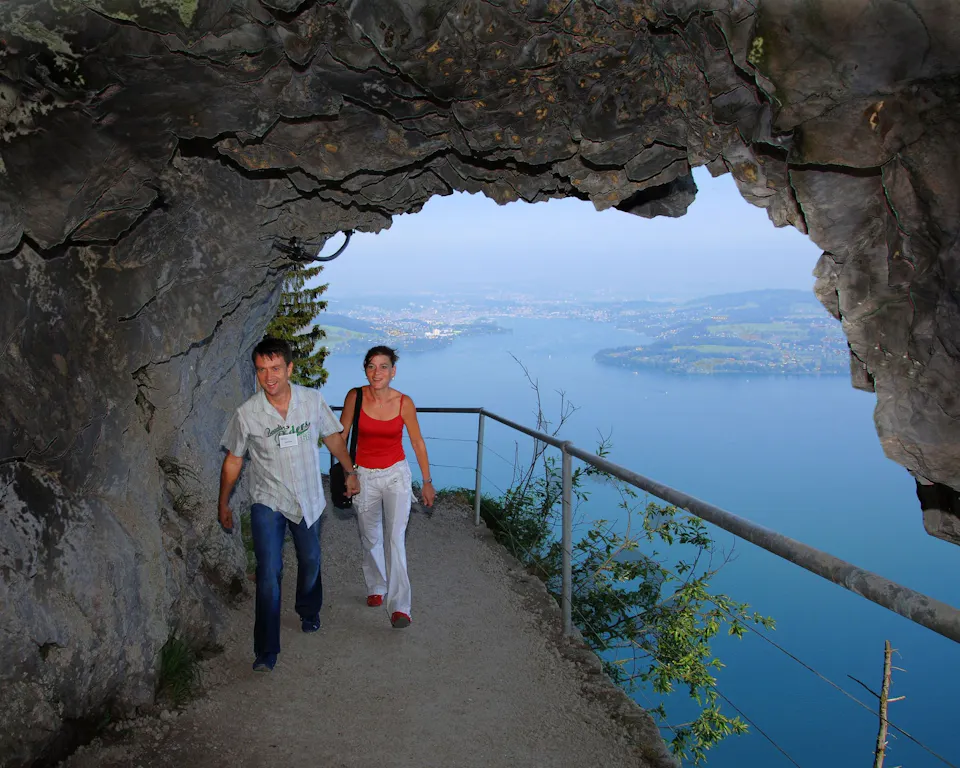 Wandern Buergenstock Felsenweg