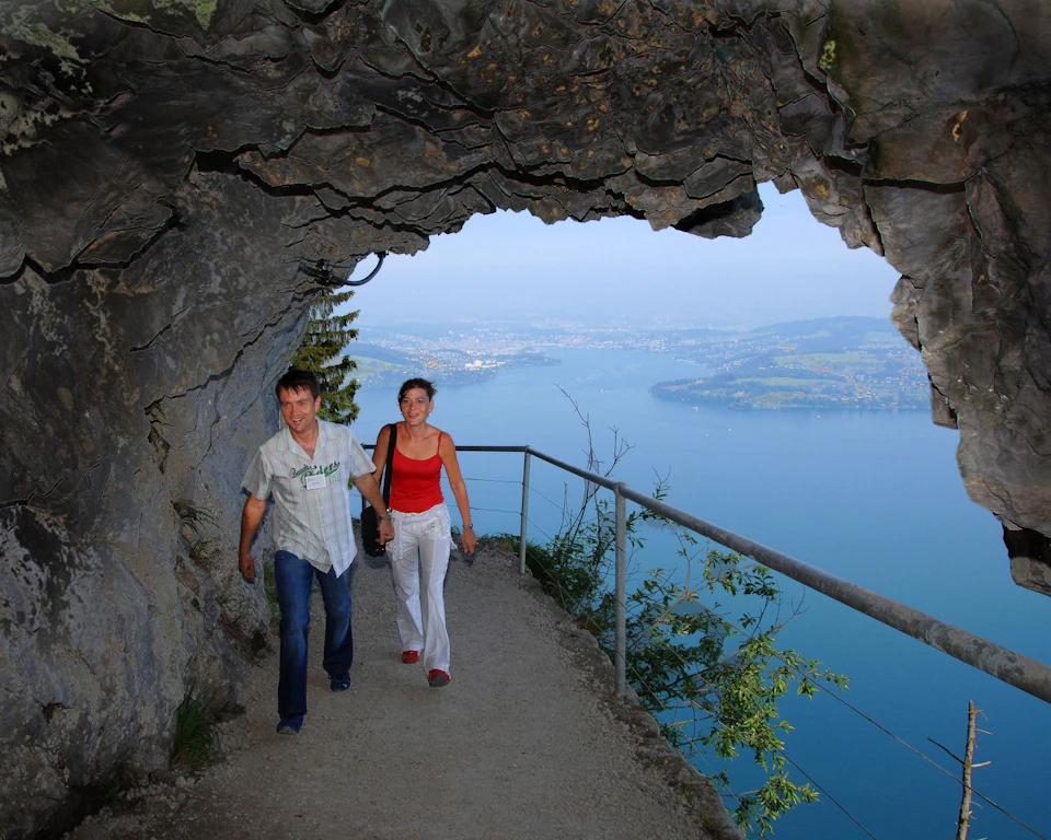 Wandern Buergenstock Felsenweg