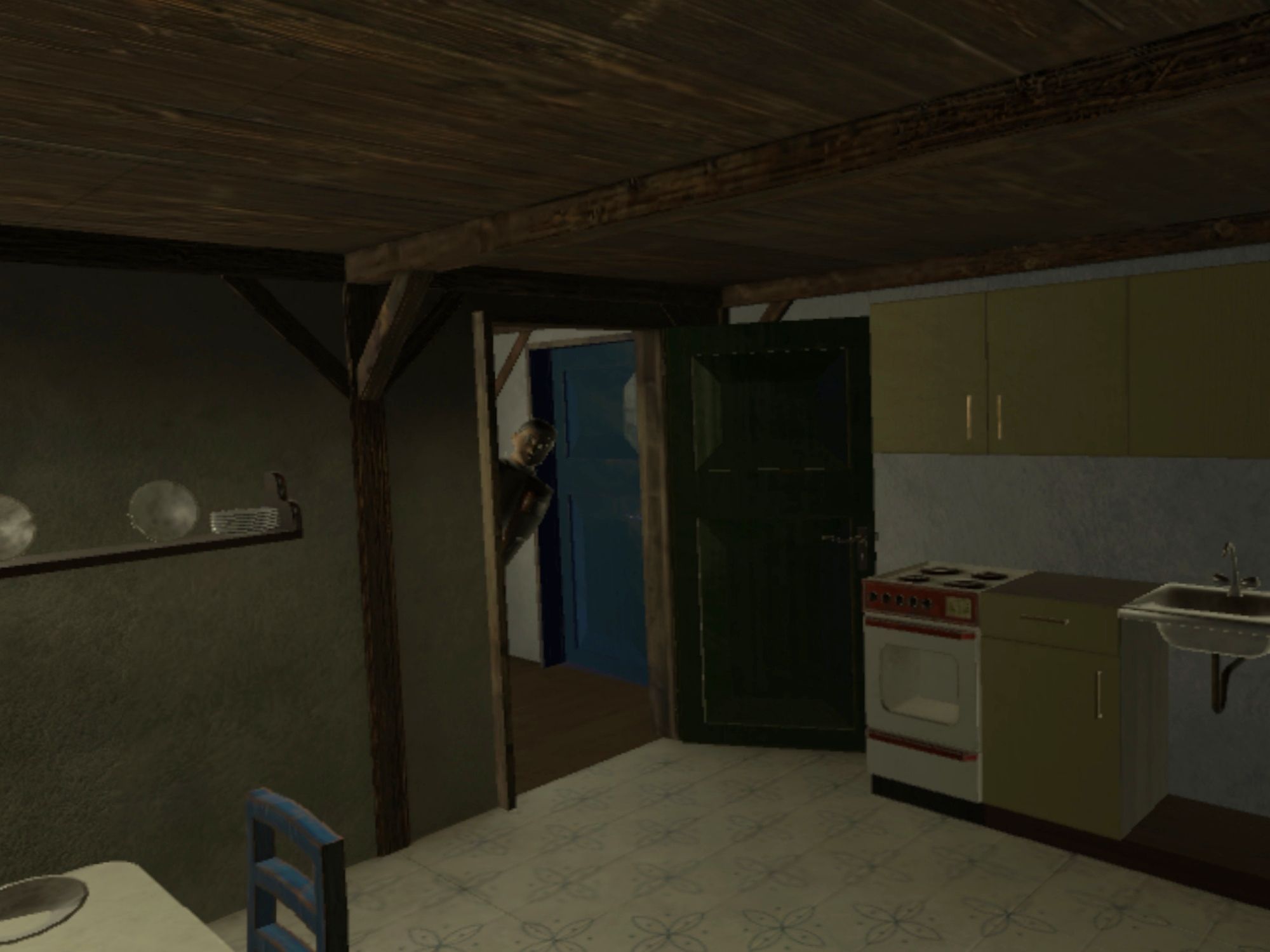 Spookhuis: Ontdek een griezelig huis met een angstaanjagende sfeer en mysterieuze details.