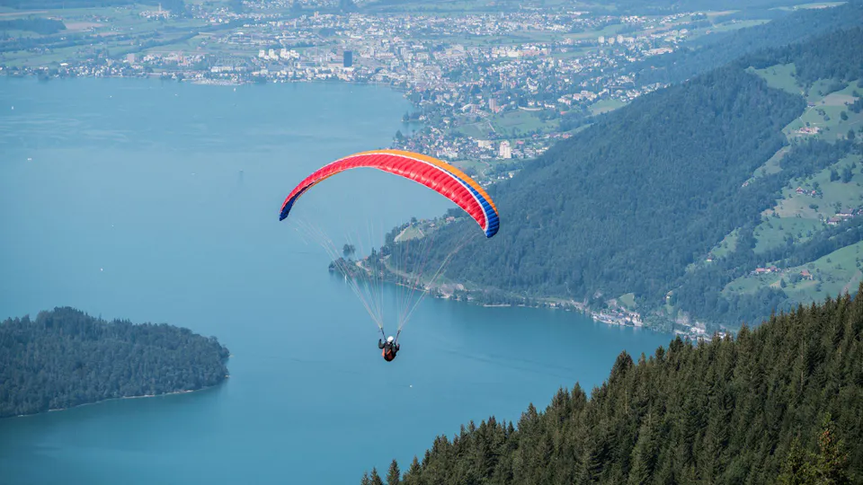 Rigi Gleitschirmfliegen