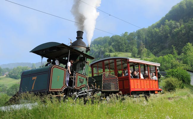 historic steam ride (Photo: Rigi Bahnen)
