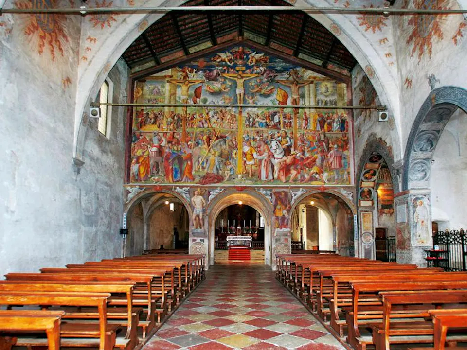 Tessin Fresken in der Luganer Kirche Santa Maria degli Angioli Tessin Bleniotal  -  Zur Verfügung gestellt von: www.ticino.ch