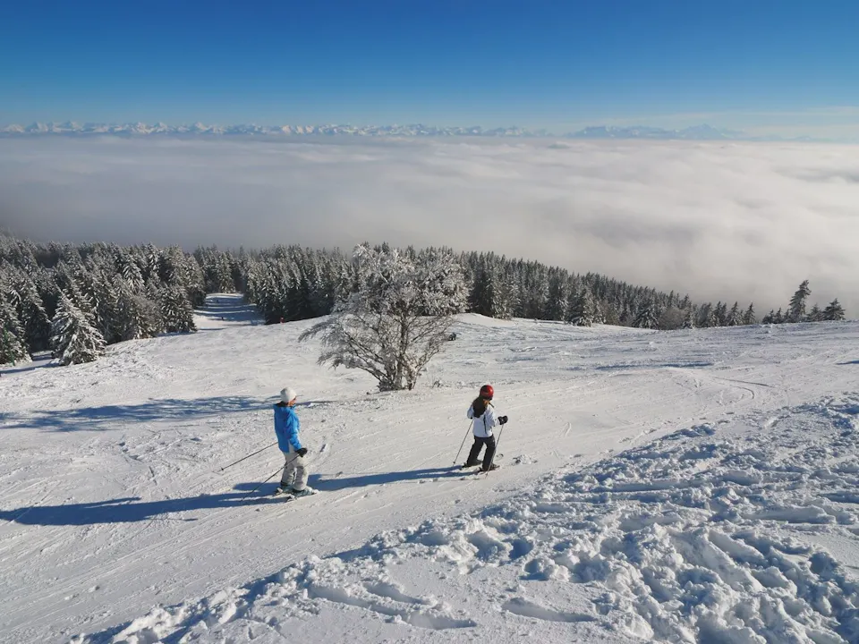 Skifahren Jura