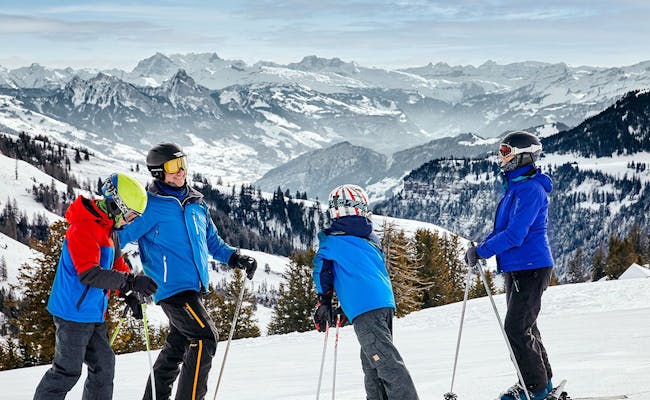 Skiing children (Photo: Rigi Bahnen)
