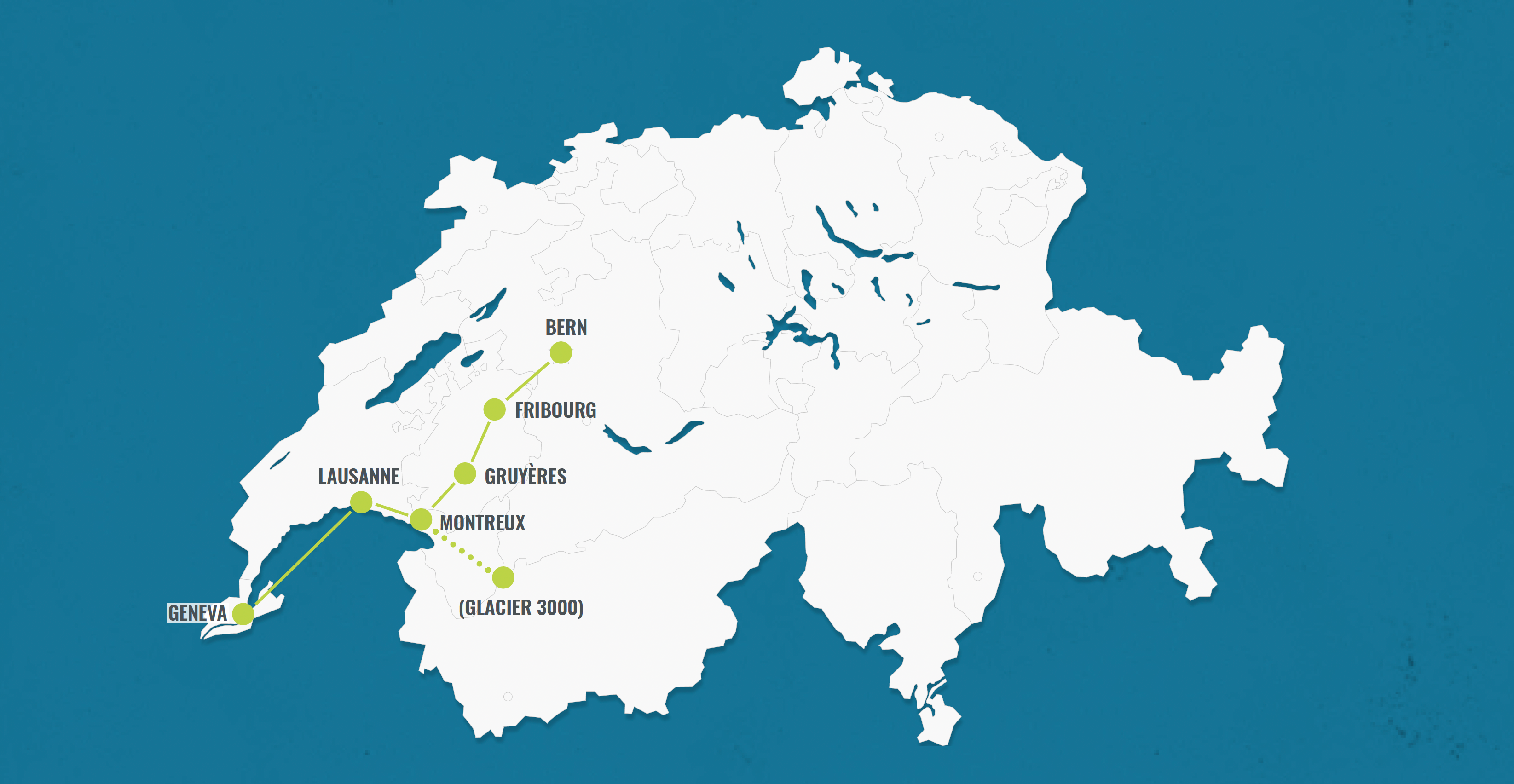 스위스 여행 일정: 제네바, 로잔, 그뤼에르, 베른을 4일 만에 탐험해 보세요.