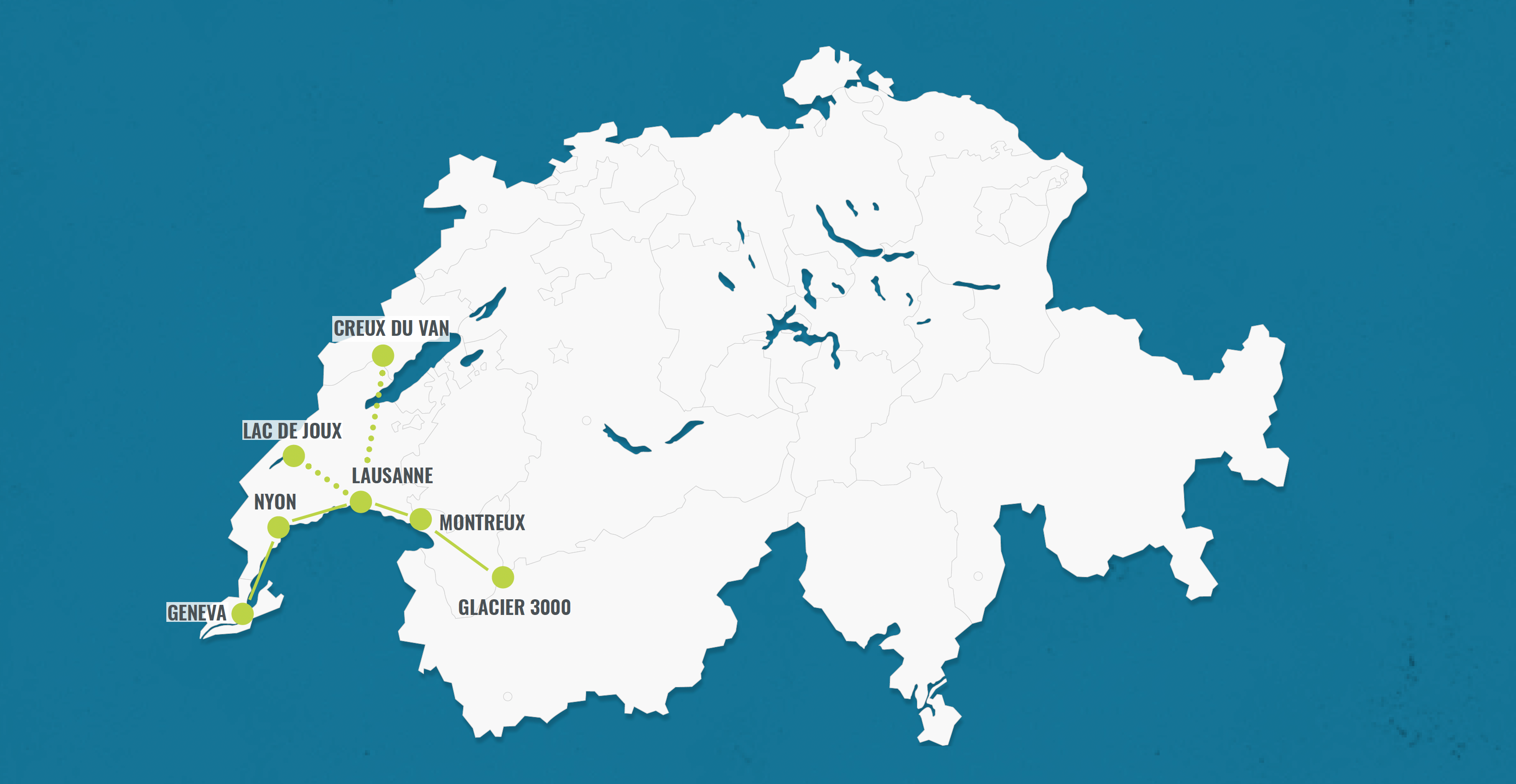 스위스 여행 일정: 제네바, 니용, 로잔, 글레시아 3000으로 자연 체험이 가득한 4일.