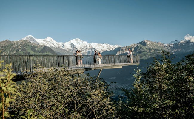 Two-Lakes Footbridge viewing platform (Photo: Jungfrau Railways)