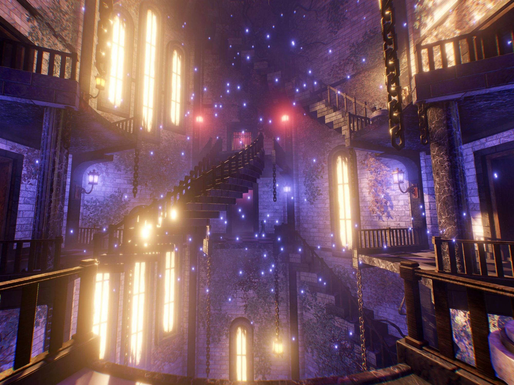 VR Alice: Viva aventuras mágicas em um ambiente fantástico com uma arquitetura impressionante.