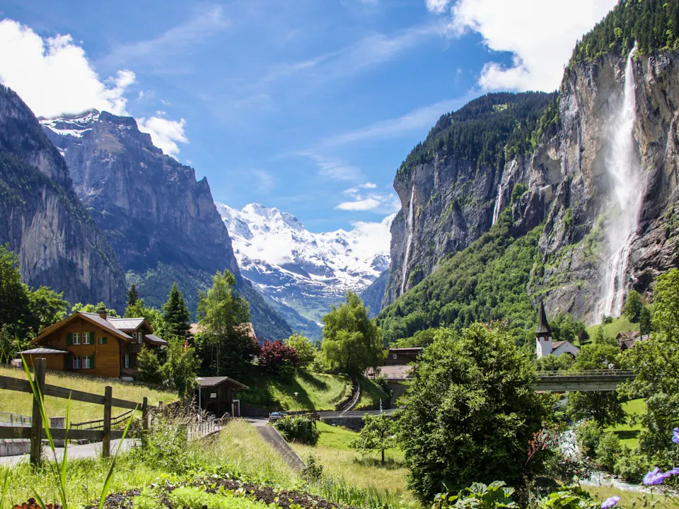 Wengen Staubbachfall Lauterbrunnen  