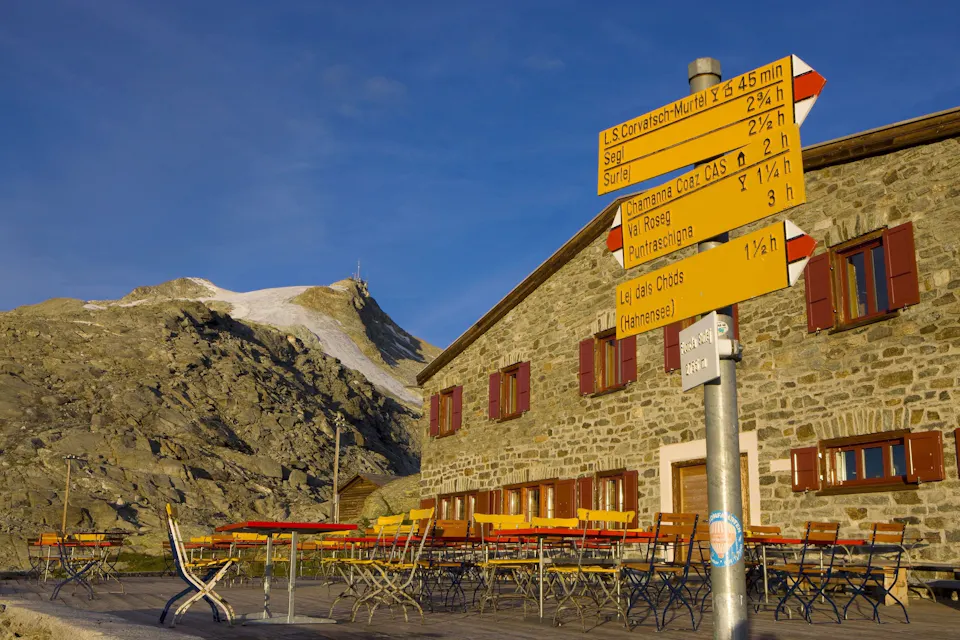 Corvatsch Corvatsch Berghaus Fuorcla Surlej