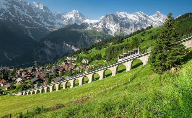 Funicular railroad (Photo: Schilthornbahn AG)