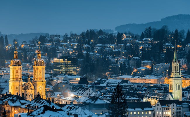 Saint-Gall en hiver (photo : Suisse Tourisme, Andreas Gerth)