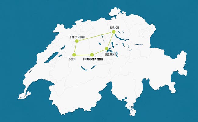 Itinerario 5: Zurigo - Soletta - Berna - Lucerna