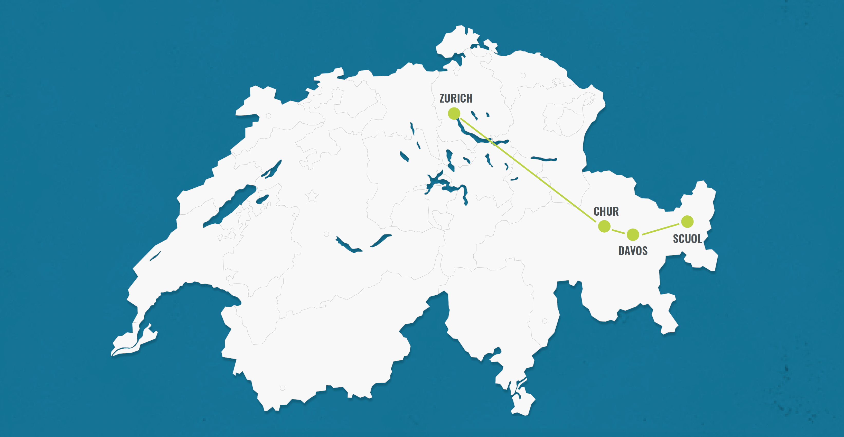 Reisroute: Ontdek Zürich, Chur, Davos en Scuol in Zwitserland, ideaal voor avontuur en natuur.