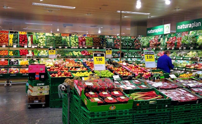 Vegetable section in the supermarket (Photo: Seraina Zellweger)